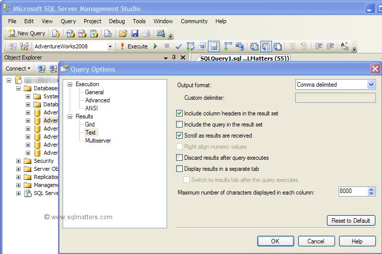 How to create a comma separated list of columns 1